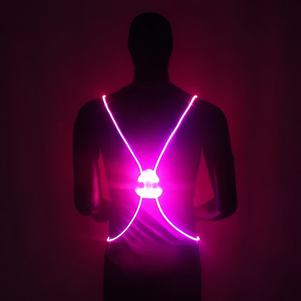Visible LED Hi-Vis Safety Vest for Men and Women