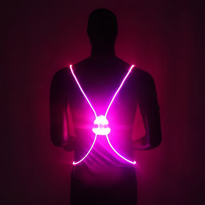 Visible LED Hi-Vis Safety Vest for Men and Women