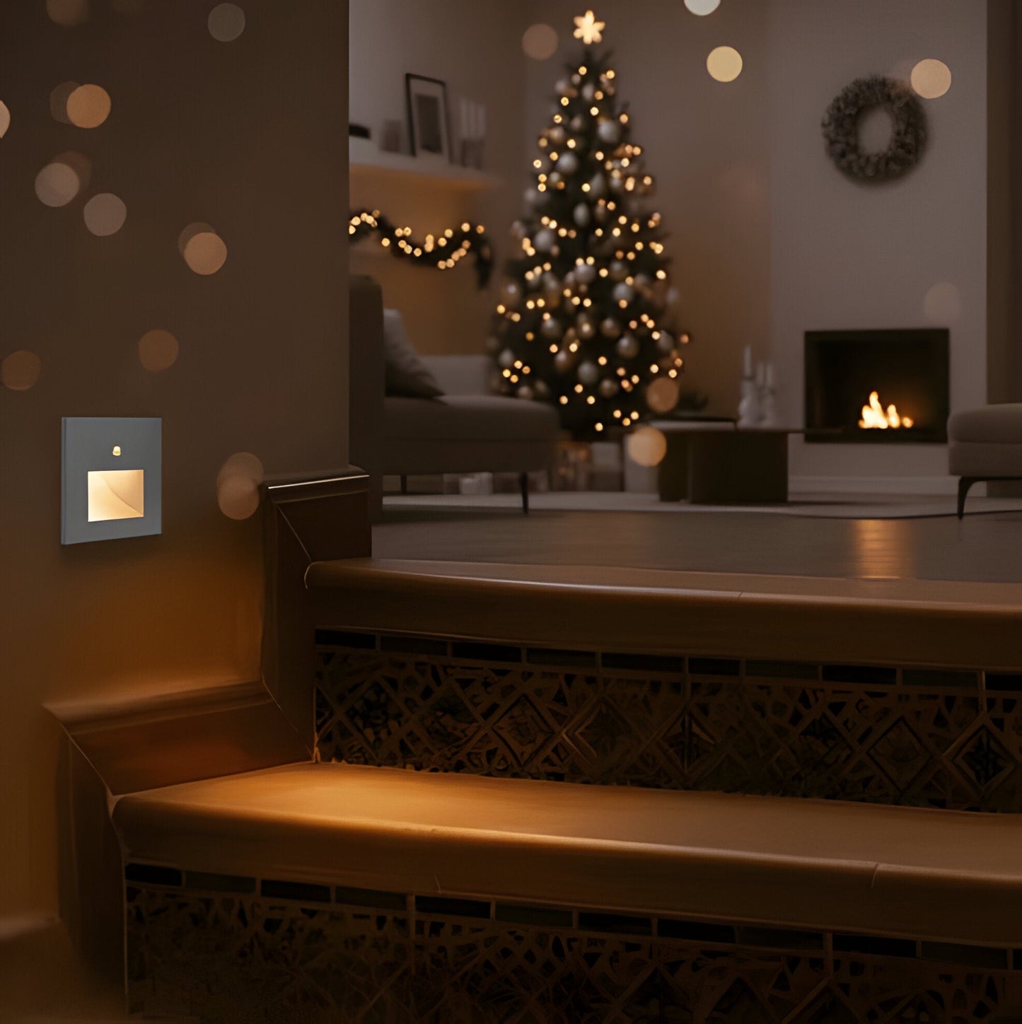 Bright Motion Sensor LED Wall Lamp