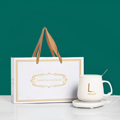 Stoneware Coffee Mug with Cozy Warmer