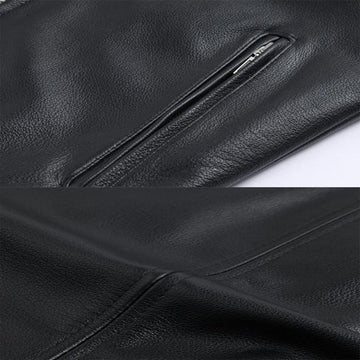 Faux Leather Moto Style Jacket