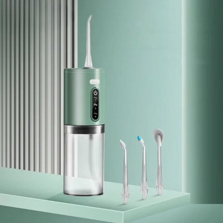 Compact Rechargeable Water Flosser Oral Cleaner - Hehif