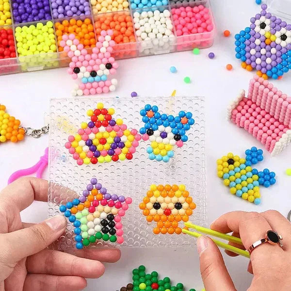 Colorful Magic Beads Kit for Kids Art and Crafts
