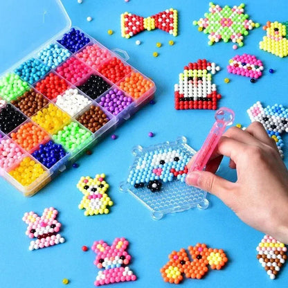 Colorful Magic Beads Kit for Kids Art and Crafts