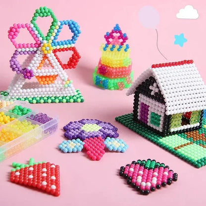 Colorful Magic Beads Kit for Kids Art and Crafts