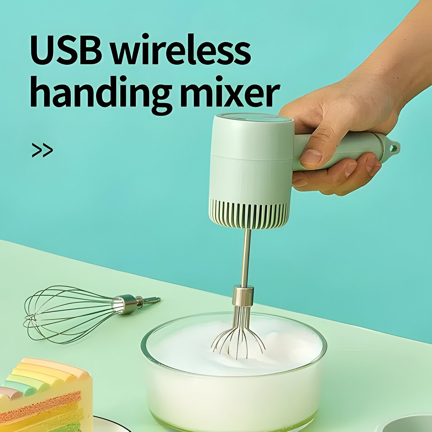 Compact Portable Electric Hand Mixer
