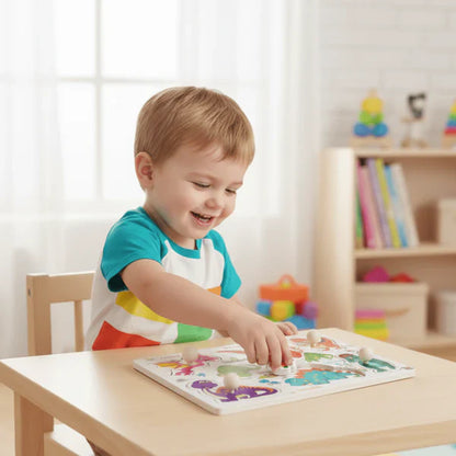 Learning Wooden Baby Grip Toy
