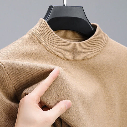Luxury Soft Men's Pullover Sweater - Hehif