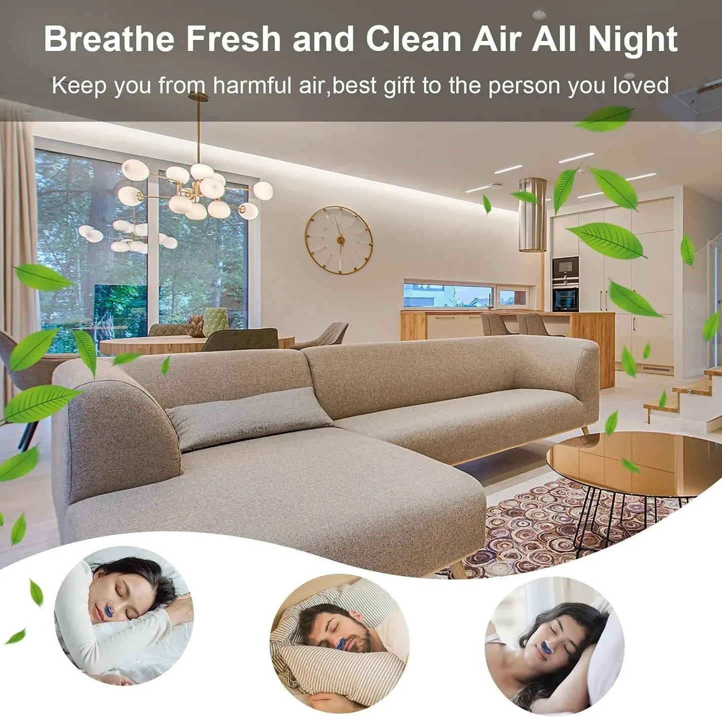 Compact Sleep Apnea Relief Device, Rechargeable Nasal Aid