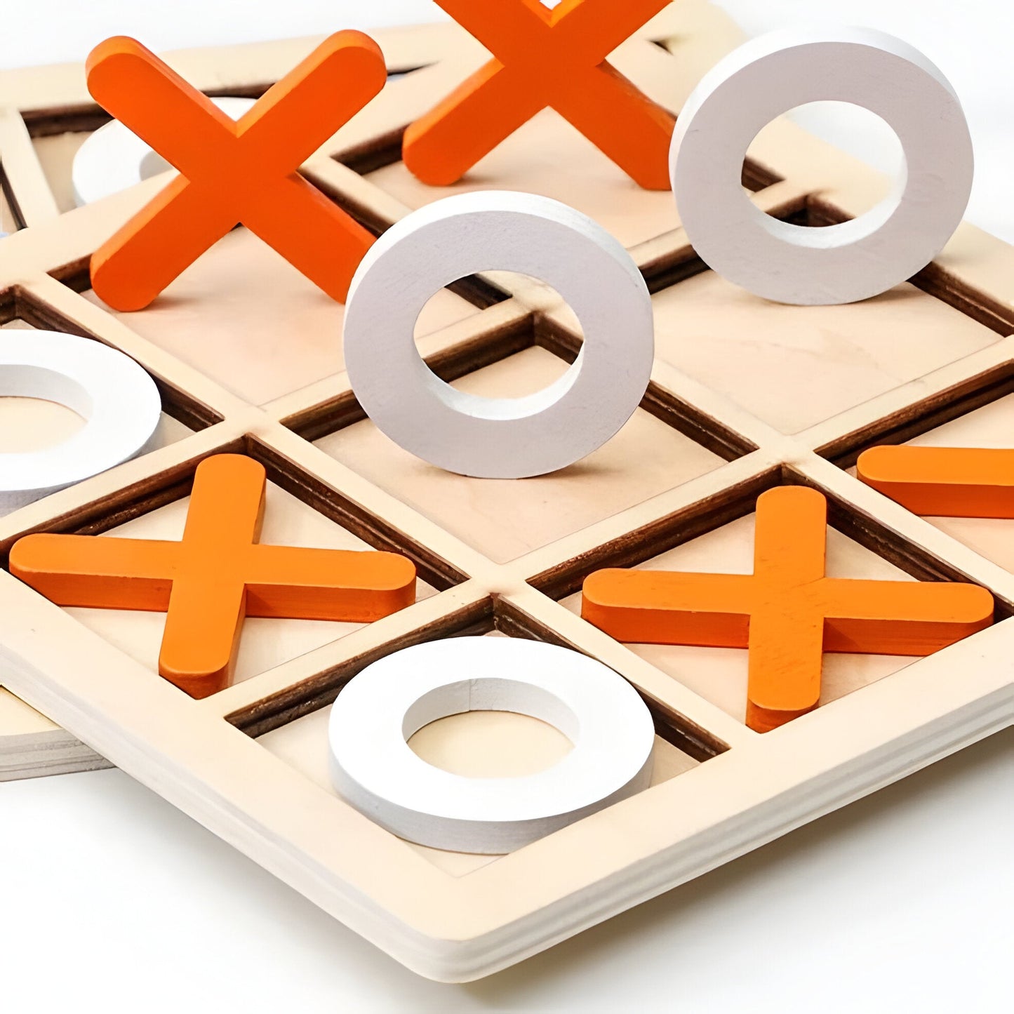 Educational Wooden Chess Shape Puzzle Toy for Kids