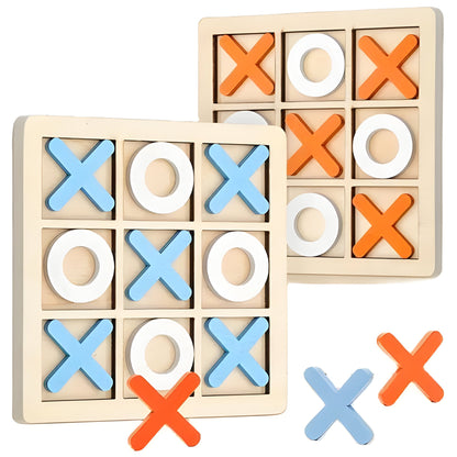 Educational Wooden Chess Shape Puzzle Toy for Kids
