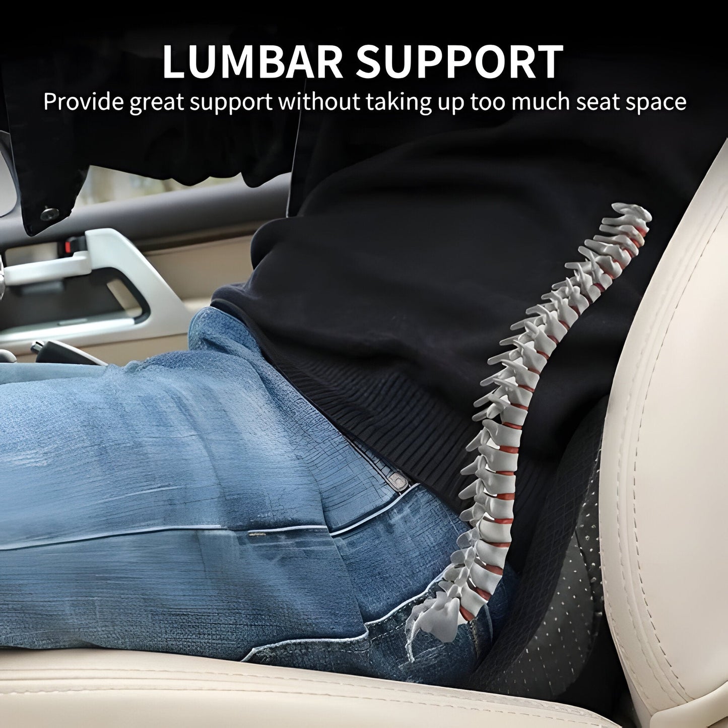 Comfortable Car Seat Cushion for Back Pain Relief