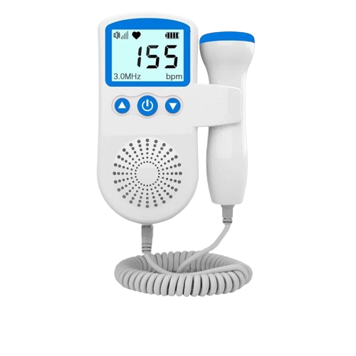 Portable Baby Heartbeat Monitor Fetal Doppler Detector