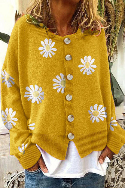 Pretty Patterned Knit Sweater