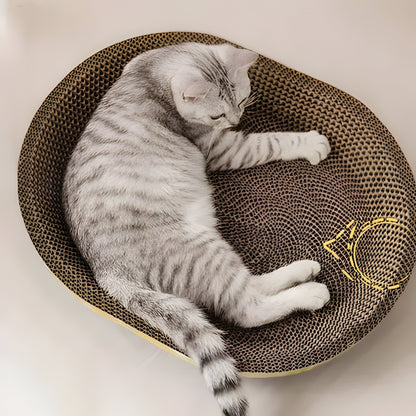 Versatile Cat Scratcher and Cardboard Bed