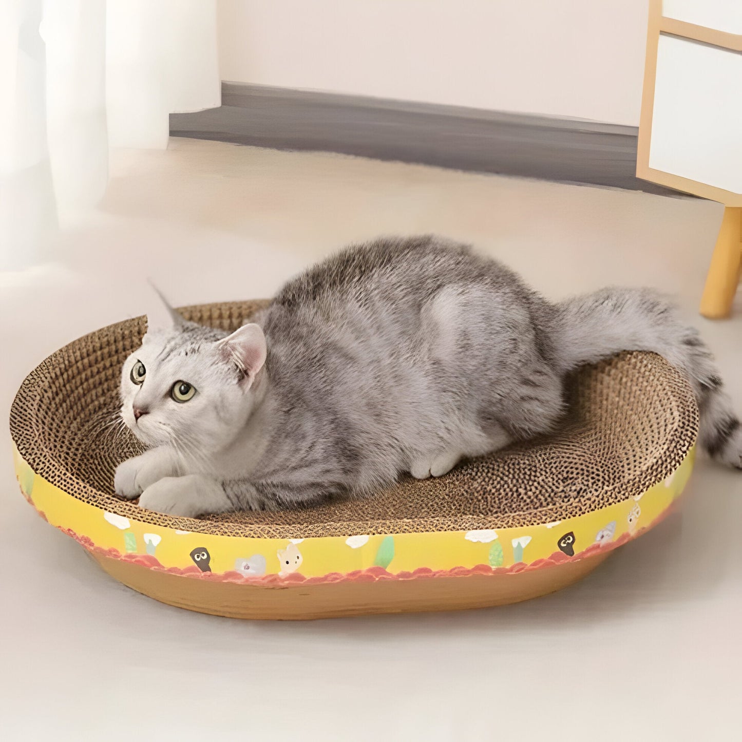 Versatile Cat Scratcher and Cardboard Bed