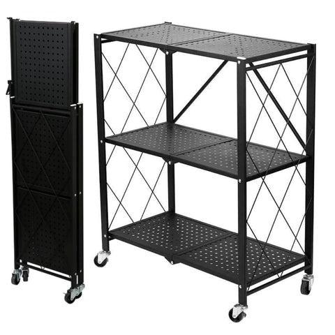 Portable Wheel Shelf Storage Rack