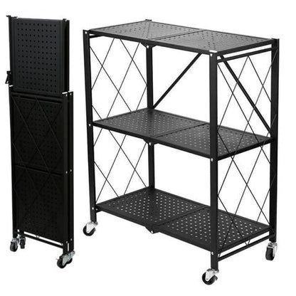 Portable Wheel Shelf Storage Rack