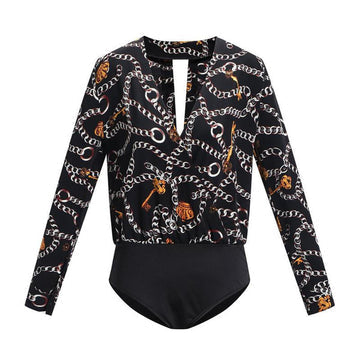 Retro Graphic Women's Bodysuit