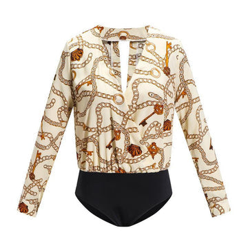 Retro Graphic Women's Bodysuit