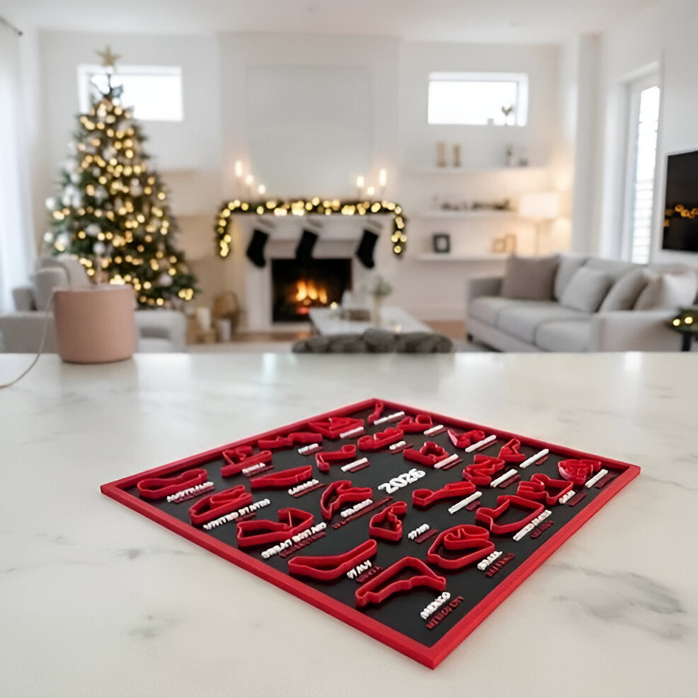 Official 2026 F1 Schedule Wall Calendar - Hehif