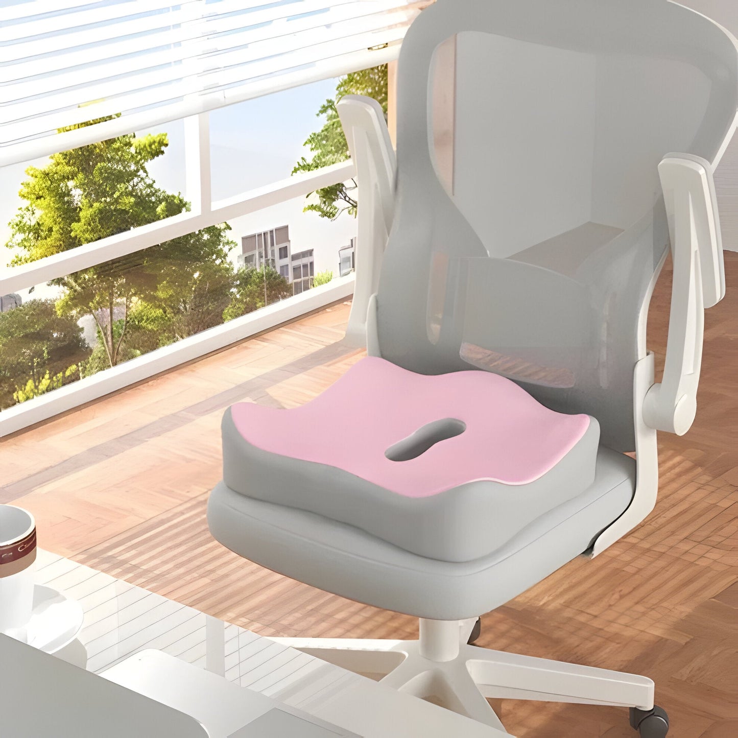 Comfortable Ergonomic Chair Cushion with Back Support