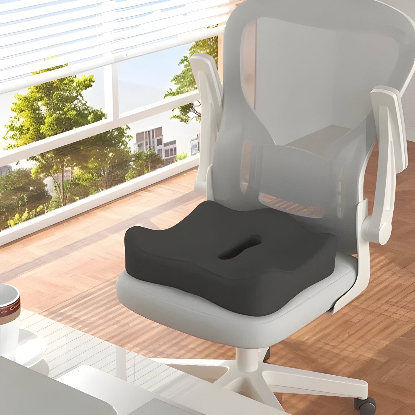 Comfortable Ergonomic Chair Cushion with Back Support