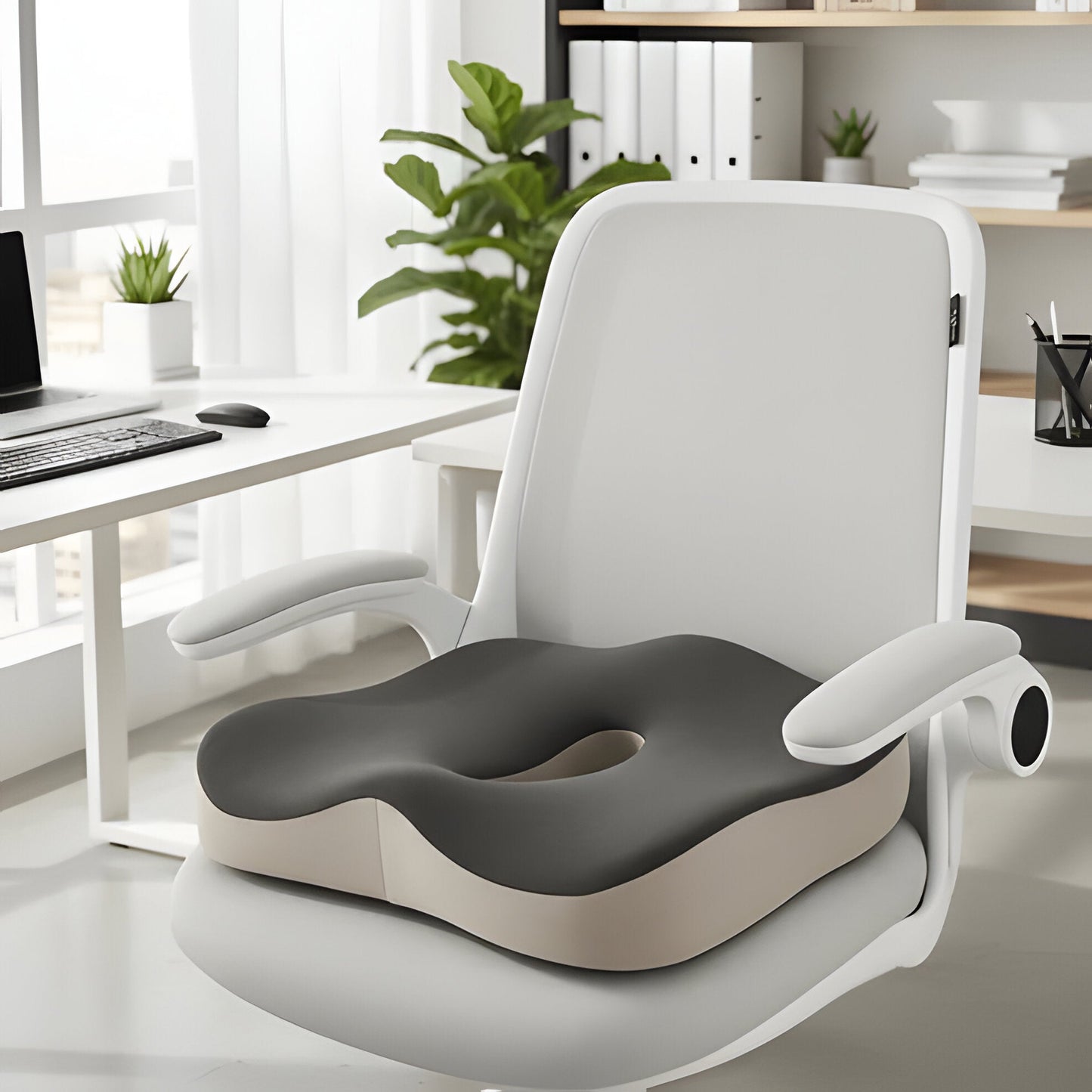 Comfortable Ergonomic Chair Cushion with Back Support
