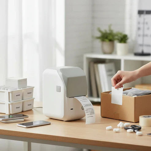 Wireless Thermal Label Printer for Fast Inkless Printing