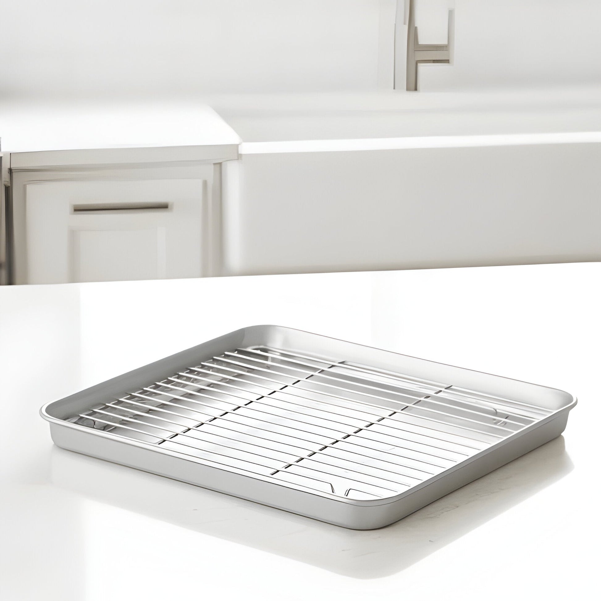 Non-Stick Stainless Steel Cookware Baking Pan Set - Hehif