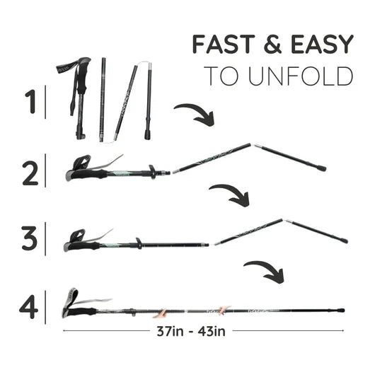 Lightweight Compact Folding Trekking Pole