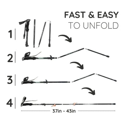 Lightweight Compact Folding Trekking Pole
