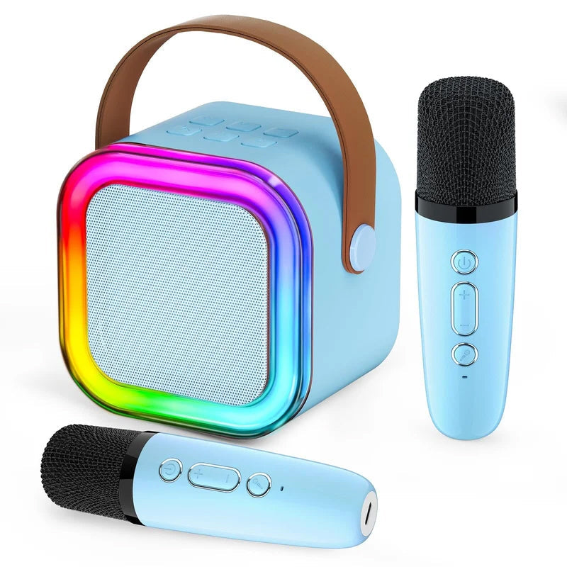 Portable Karaoke System With Bluetooth Mic