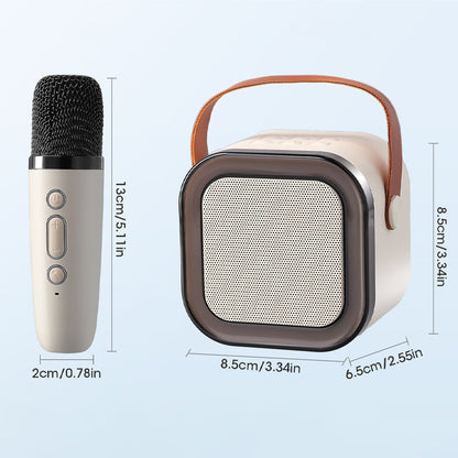 Portable Karaoke System With Bluetooth Mic