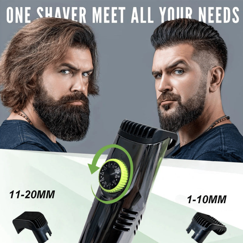 Waterproof Cordless Beard Grooming Trimmer