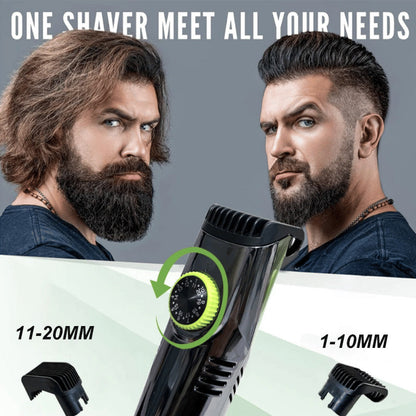 Waterproof Cordless Beard Grooming Trimmer