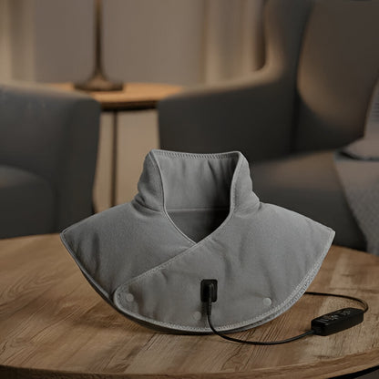 Warm Therapeutic USB Neck Massager with Vibration - Hehif