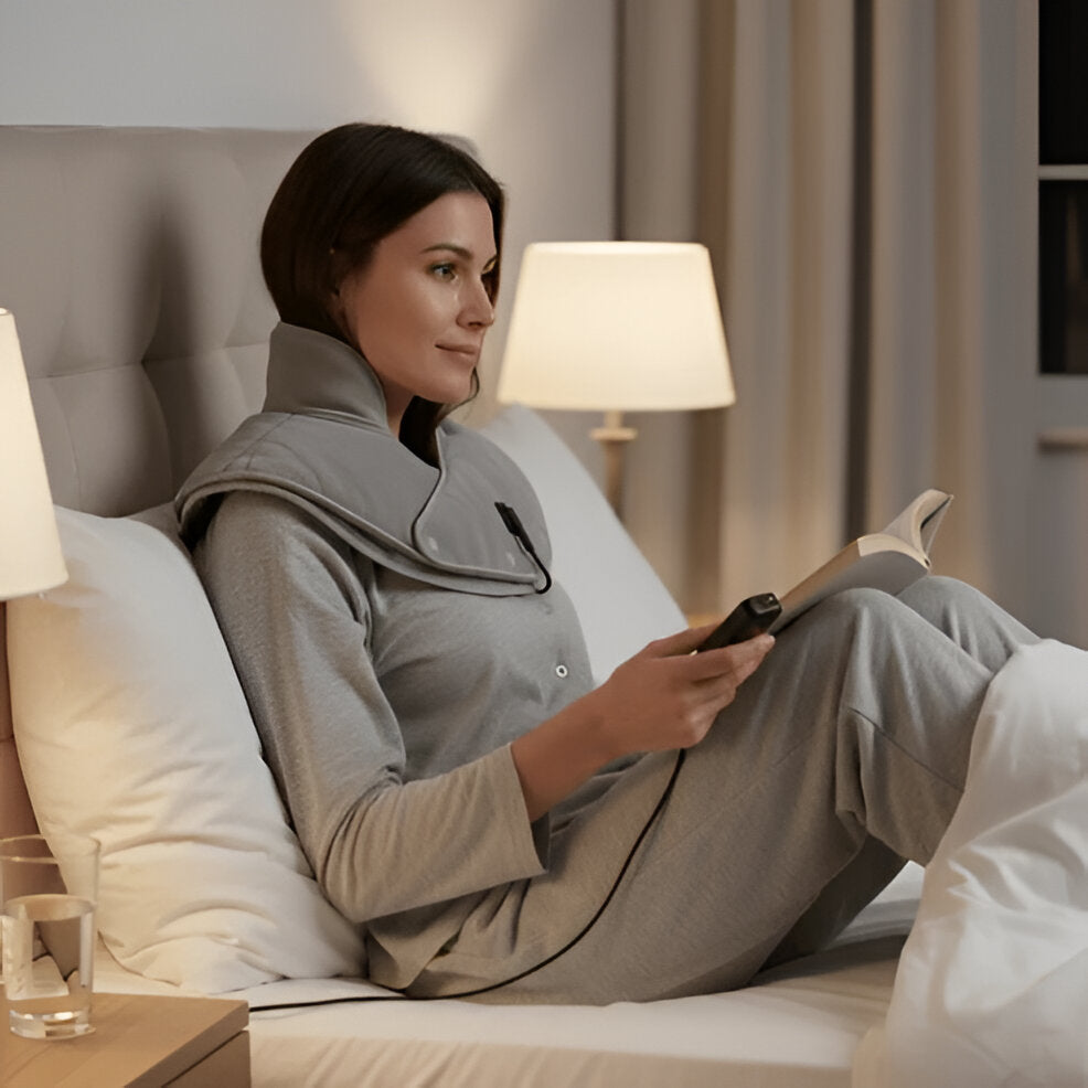 Warm Therapeutic USB Neck Massager with Vibration