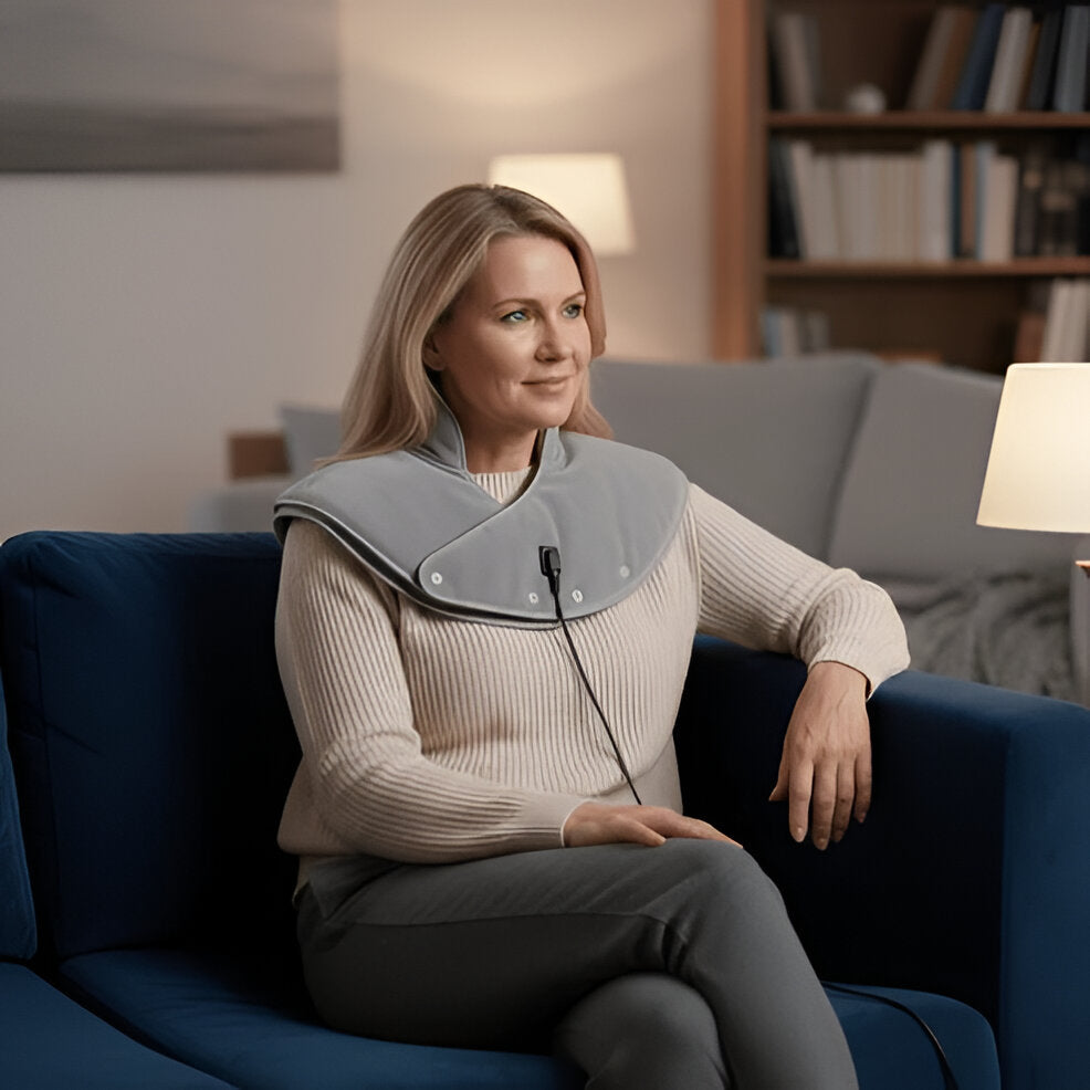 Warm Therapeutic USB Neck Massager with Vibration