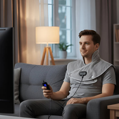 Warm Therapeutic USB Neck Massager with Vibration