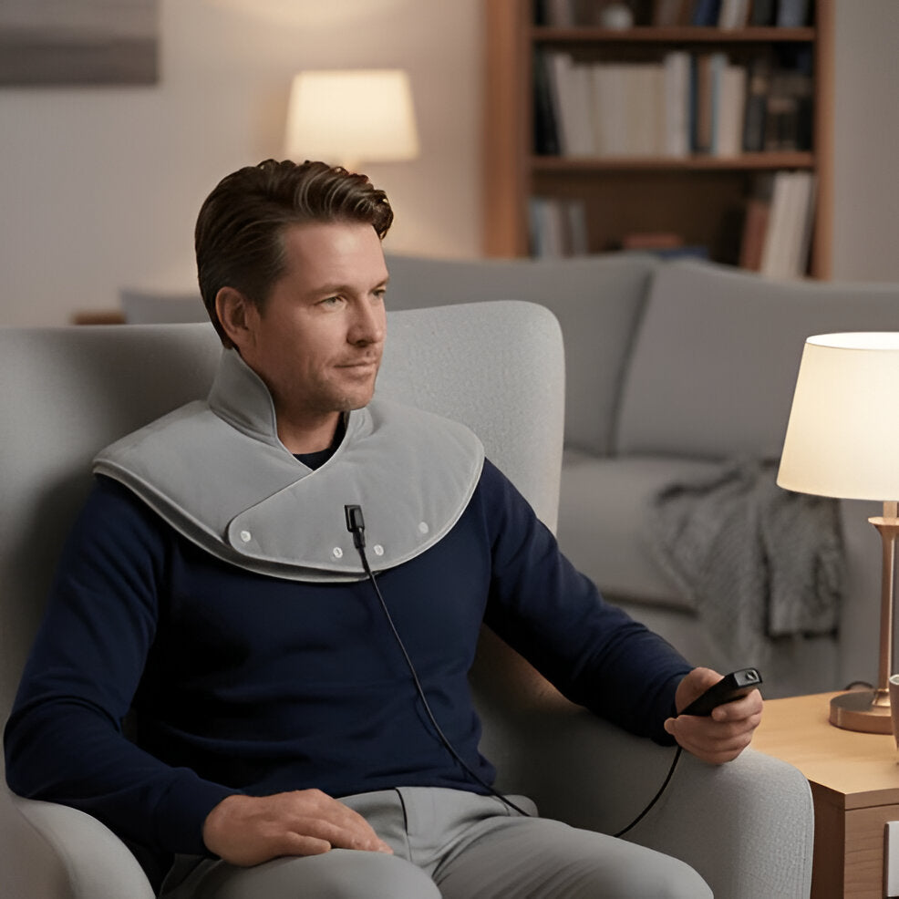Warm Therapeutic USB Neck Massager with Vibration