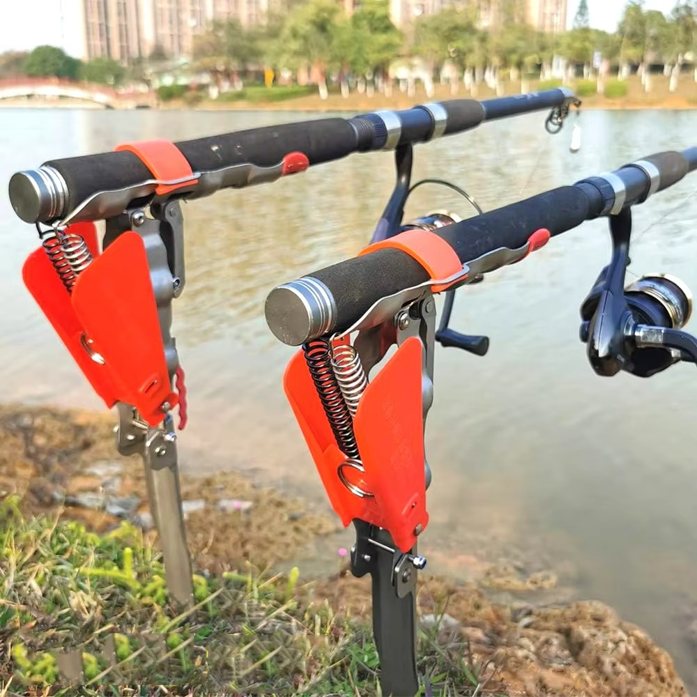 Easy Install Fishing Rod Holder with Adjustable Clamp