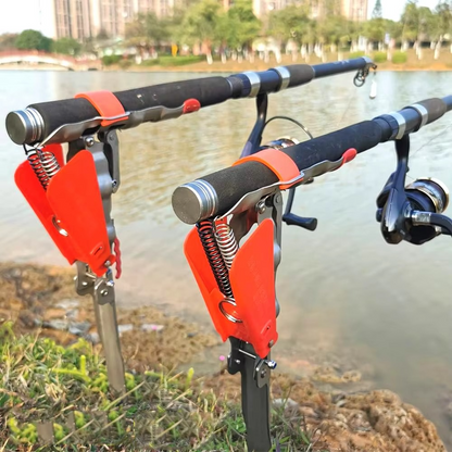 Easy Install Fishing Rod Holder with Adjustable Clamp