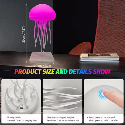 Colorful LED Nightlight Desk Lamp with Touch Control