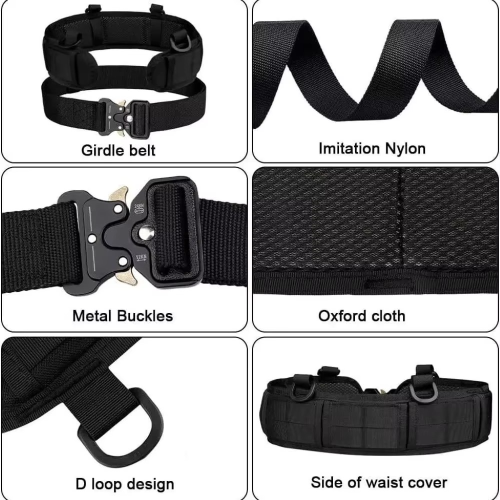 Durable Sports Belt, Adjustable Nylon Fitness Belt Set