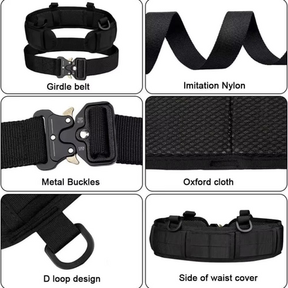 Durable Sports Belt, Adjustable Nylon Fitness Belt Set
