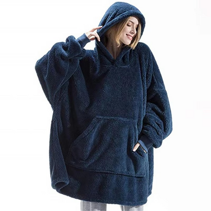 Cozy Large Throw Hooded Blanket for Him and Her