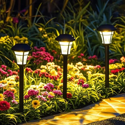 Bright Outdoor Solar Powered Garden Path Lights