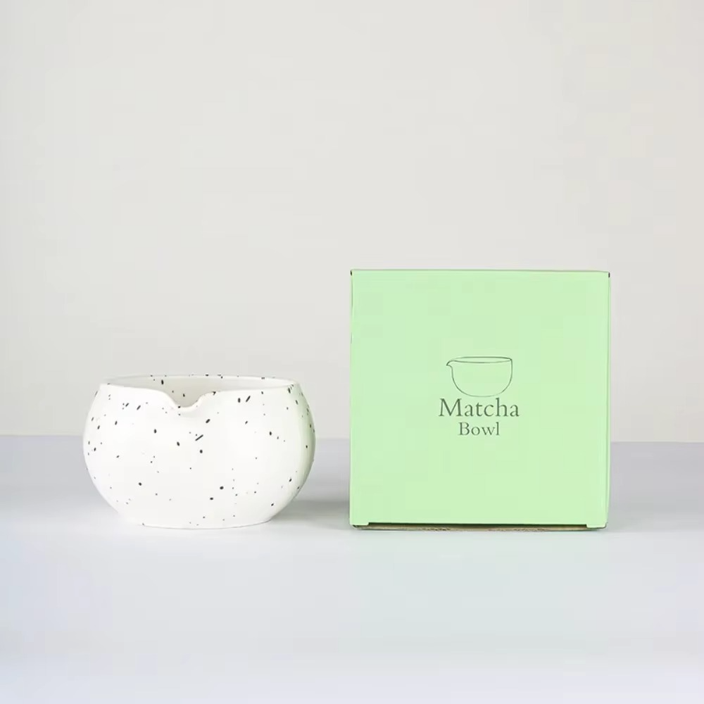 Traditional Japanese Matcha Tea Set with Whisk