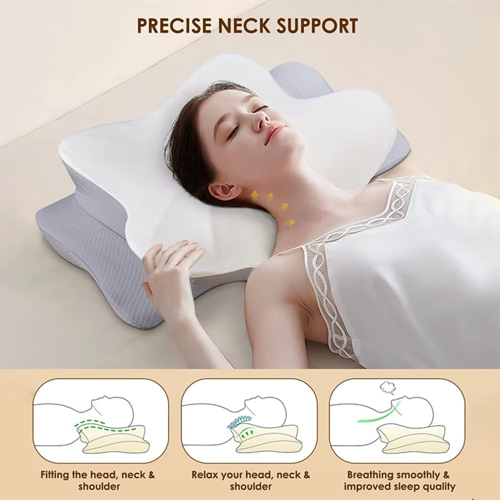 Contoured Orthopedic Neck Support Pillow